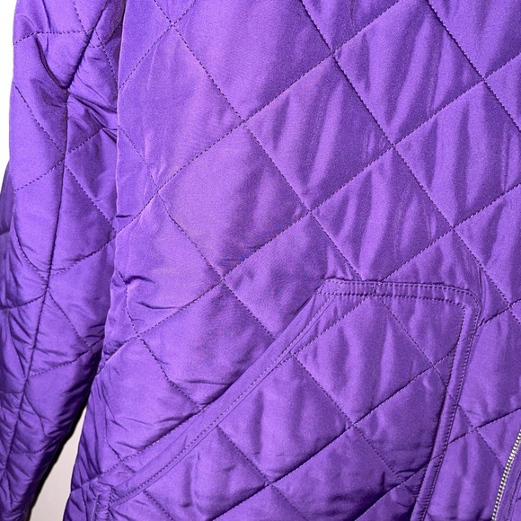 Quilted Purple Ralph Lauren Jacket - Picture 7 of 10